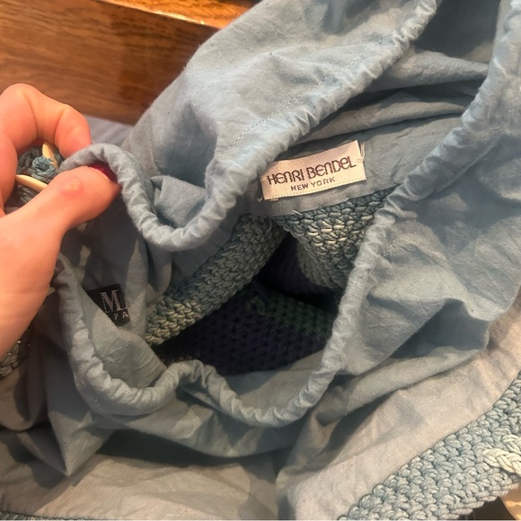 Henri Bendel Sky Blue Knit bag - Picture 4 of 9